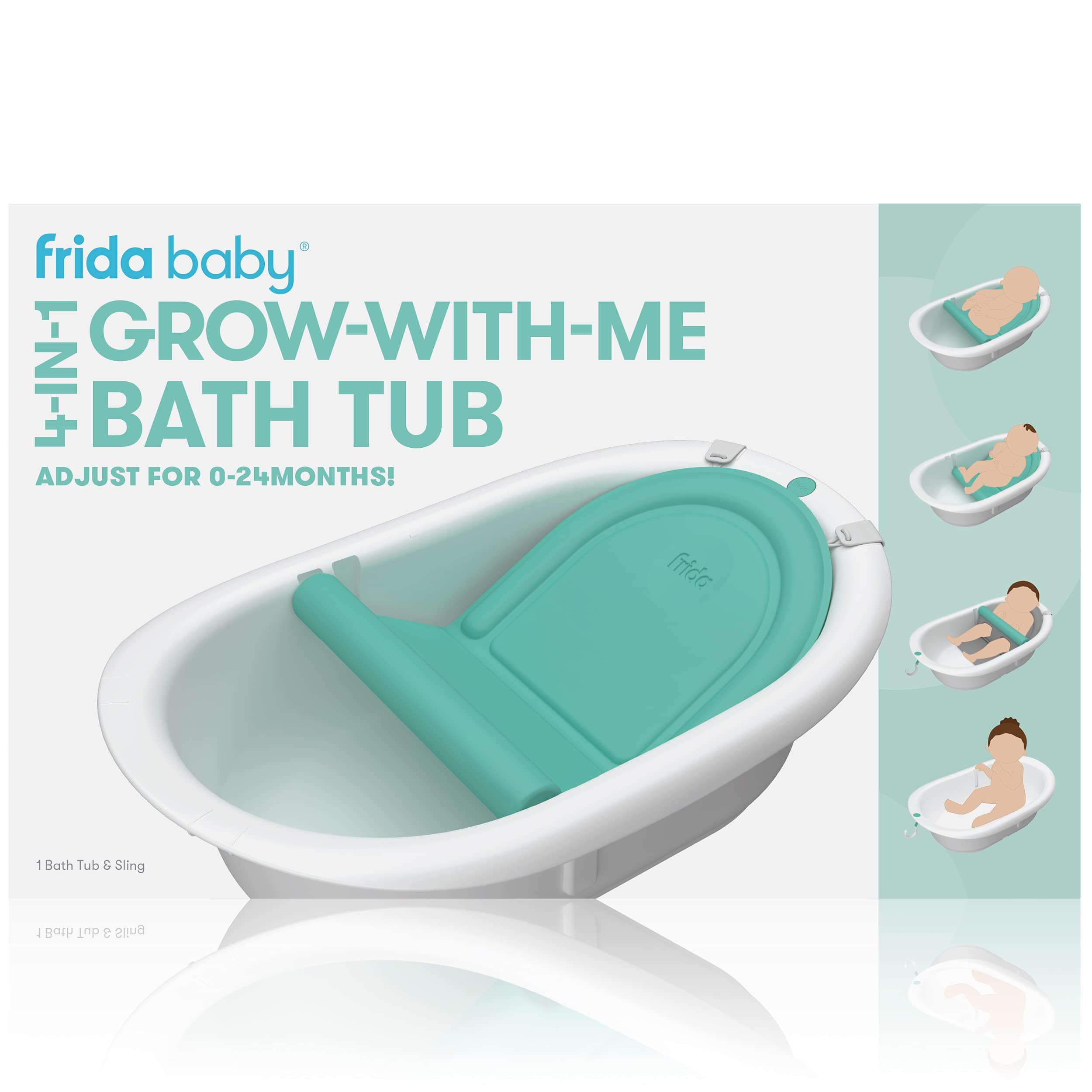 Fridababy 4‑in‑1 Grow‑With‑Me (with backrest)